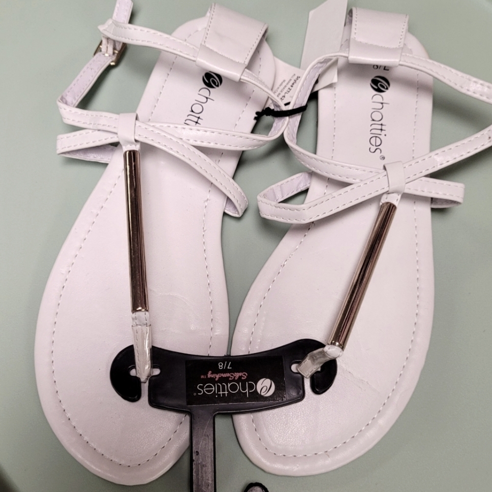 Chatties White Sandals